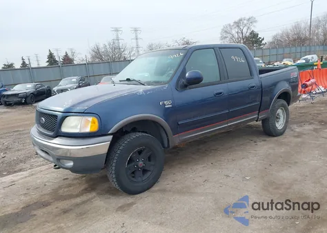 2002 Ford F-150 Lariat/Xlt z USA, uszkodzony, nr VIN 1FTRW08L82KB92036